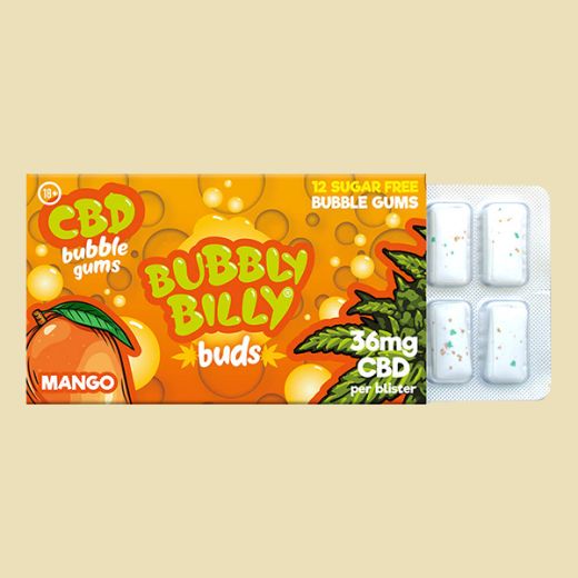 Bubbly Billly CBD Kauwgom 36MG Mango