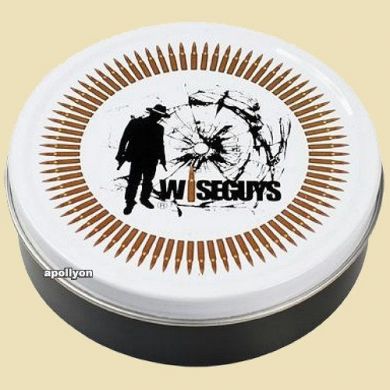 Box Rond Tin Wiseguys 8cm