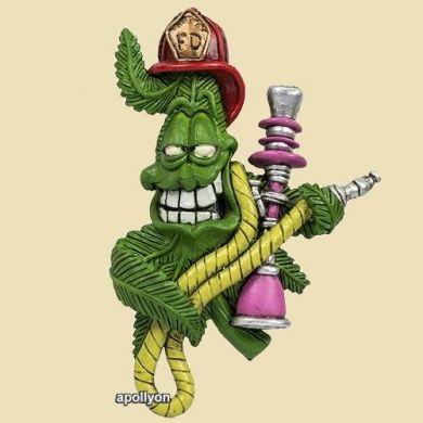 Cannabuds Magneet Fireman
