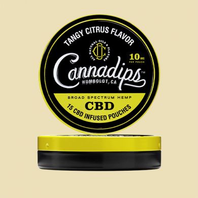 CBD Pouches Tangy Citrus 10mg Cannadips