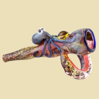 Glazen Chillum Bangle Ragin Octopus