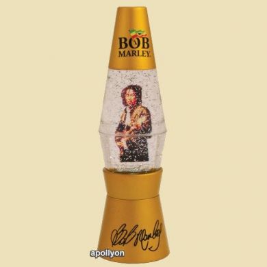 Glitter Lavalamp Bob Marley