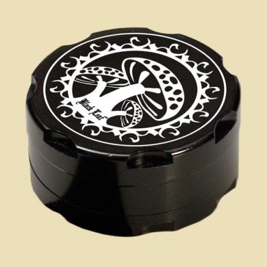 Grinder Black Leaf  53mm  Mushroom (2-delig)