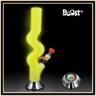 Led Licht Bong BoosT Curve 42cm