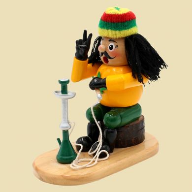 Sigro Houten Rastaman Waterpijp Wierrookhouder