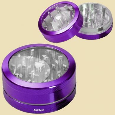 Window Grinder 2 part 50mm Violet