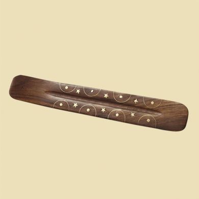 Wooden Incense Stick Holder Stars