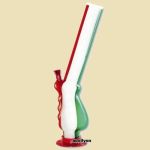 Acryl Bong Stripe Joystick 33cm