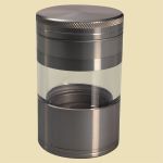 Alu Grinder 4-part with Magnetic Lid Silver