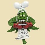 Baked Cannabuds Magneet
