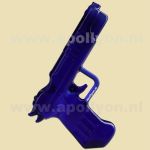Bong Pistool Blauw 20cm