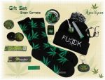 Cadeau Set Green Cannabis