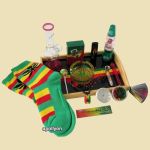 Cadeau Tray Rasta Stripes