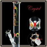 Crystal Cane Rasta Bong