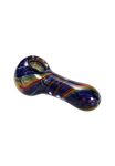Glazen Handpijp Rasta Blauw