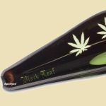 Glazen Mix Kom Black Leaf
