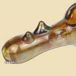 Glazen Pijp Gouden Spikes
