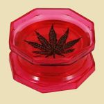 Grinder Acryl Wietblad Rood