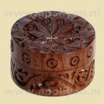 Grinder Mini Rosewood Weed Leaf