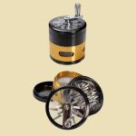 Grinder Molen 4 delig Aluminium Gold/Black