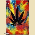 Hippie Vlag Wietblad