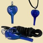 Ketting Pijp Hanger Blauw