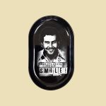 Metal Tray Smile 13 x 8cm