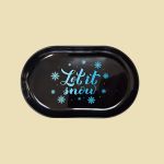 Metal Tray Snow 13 x 8cm