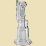 Olie Bubbler Dual Head Glazen Nail