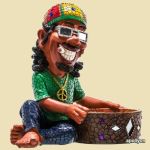 Rasta Asbak Mozaiek Ganjaman