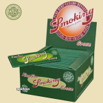 Hennep Vloei Smoking Green King Size Box