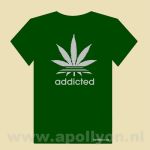 THC Shirt Addicted Groen