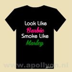 THC Shirt Barbie Marley Zwart