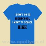 THC Shirt Highschool Blauw