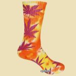 Tie Dye Sokken Wietbladeren