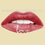 Tijdelijke Lip Tattoo Love