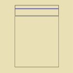 Zip-Lock Bag 55 x 65 x 0.07mm 100pcs.