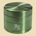 Black Leaf Grinder Ribbed Green