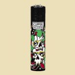 Clipper Skull Flower Green