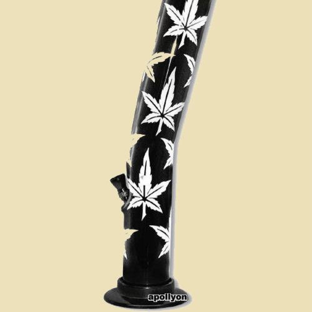 Acryl Bong Multi Weed Leaf 40cm