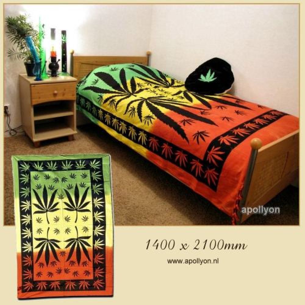 Batik Laken Rasta Wietblad