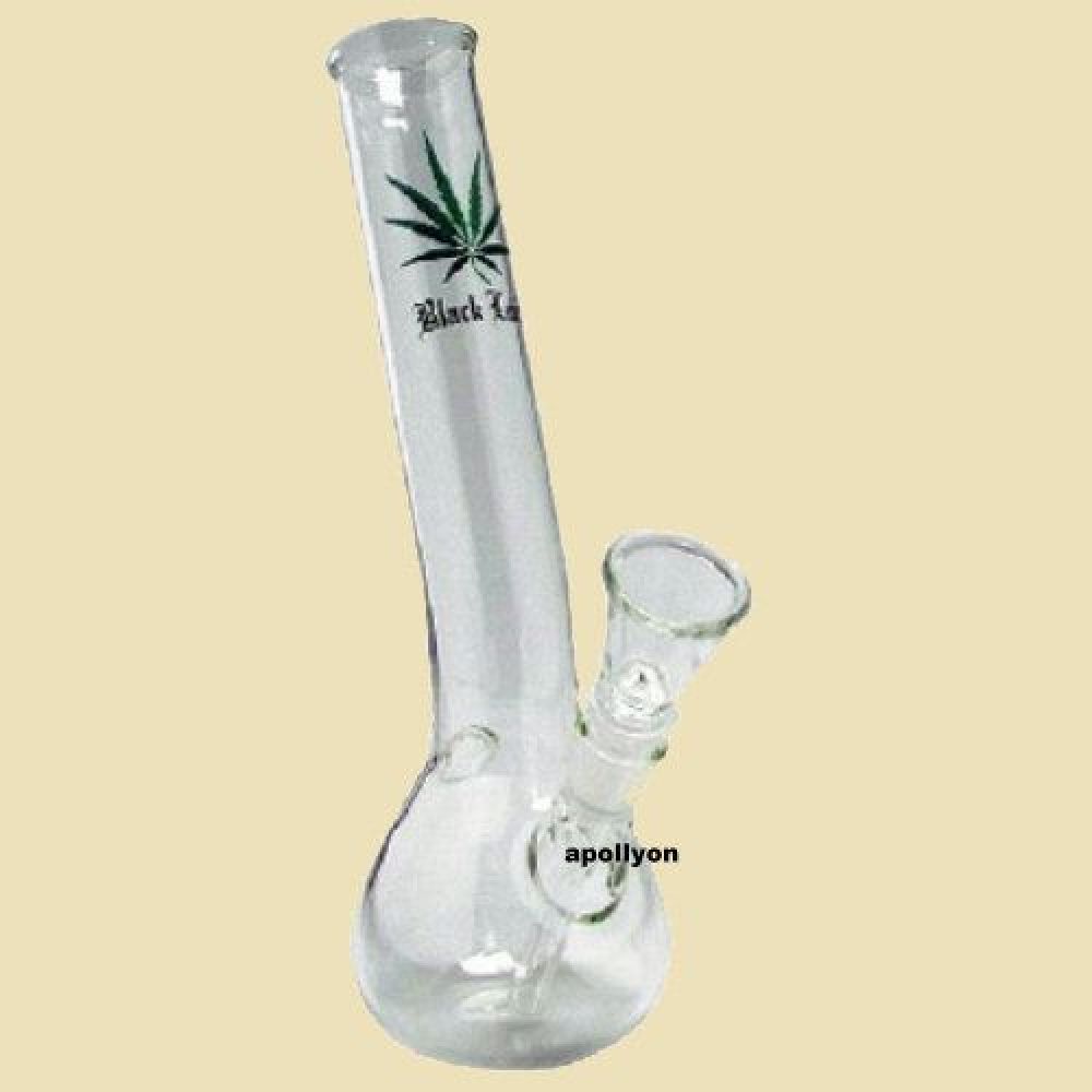 Black Leaf Bong Angled Wiet