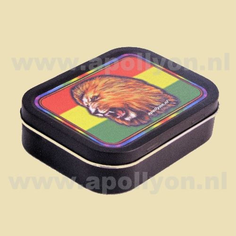 Blikje Klein Rasta Lion