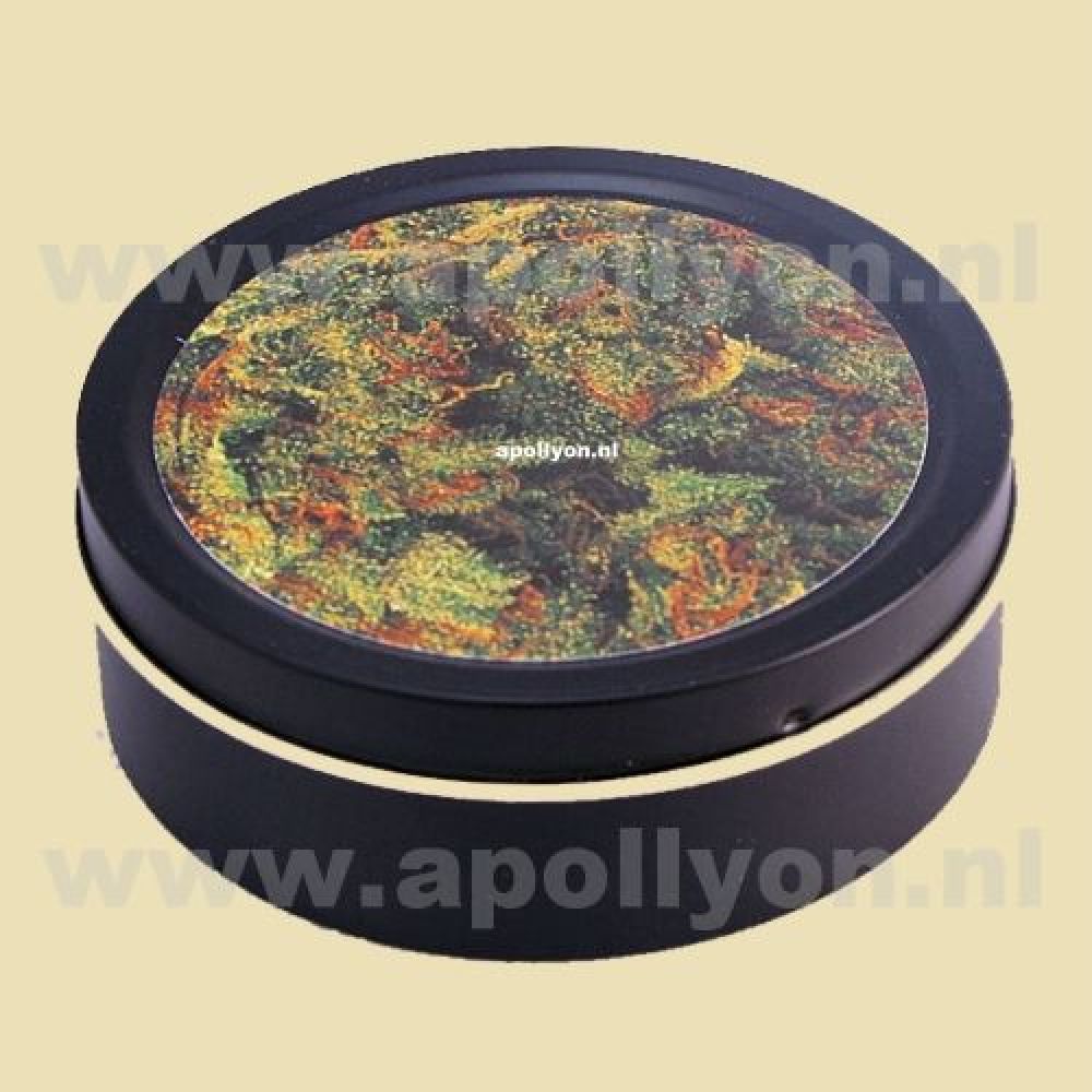 Blikje Rond Weed Buds 8cm