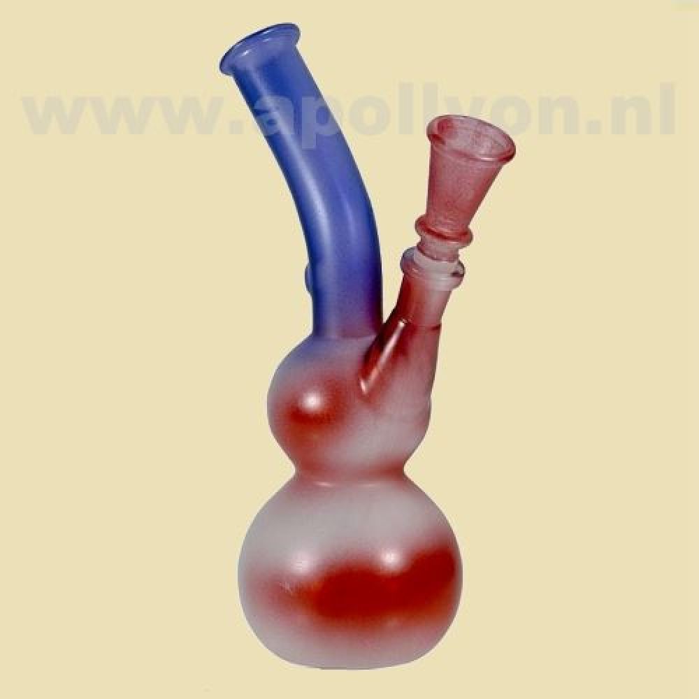 Bong Rainbow Rood Blauw 18 cm