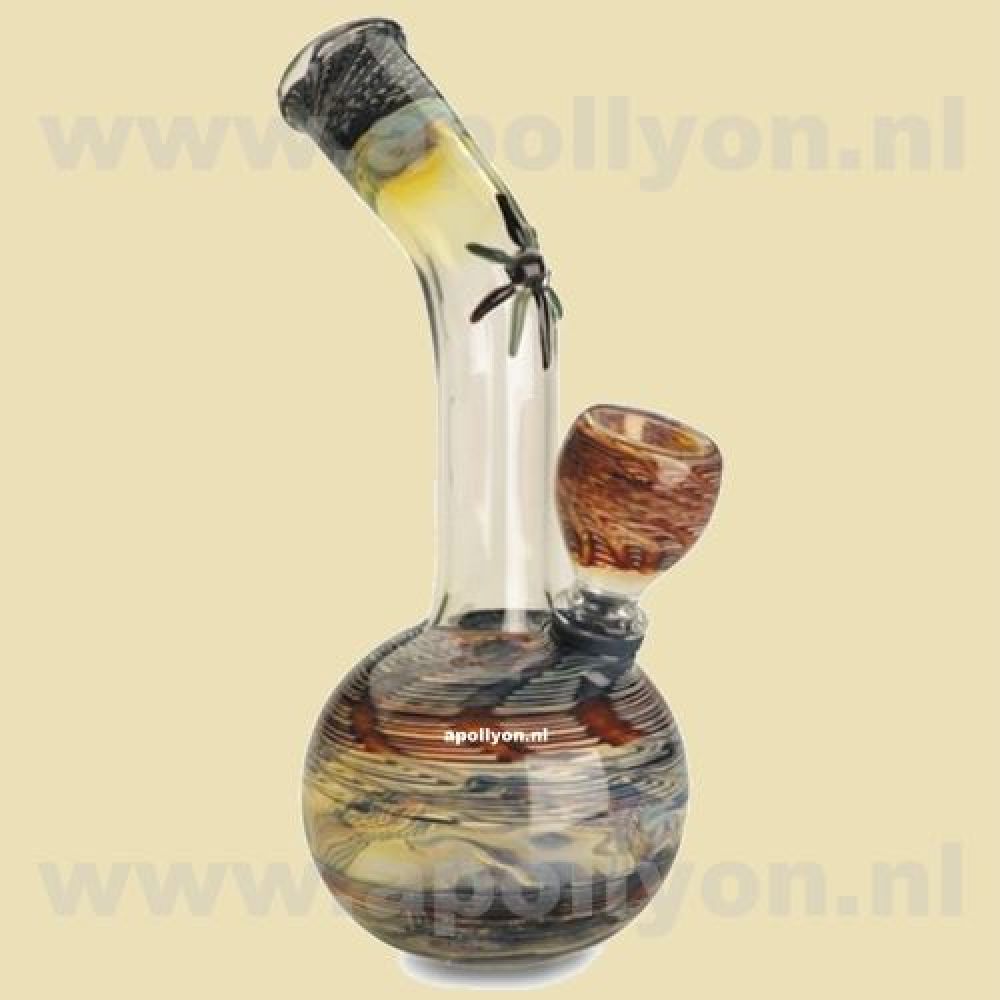 Bong Spin Amber 19cm