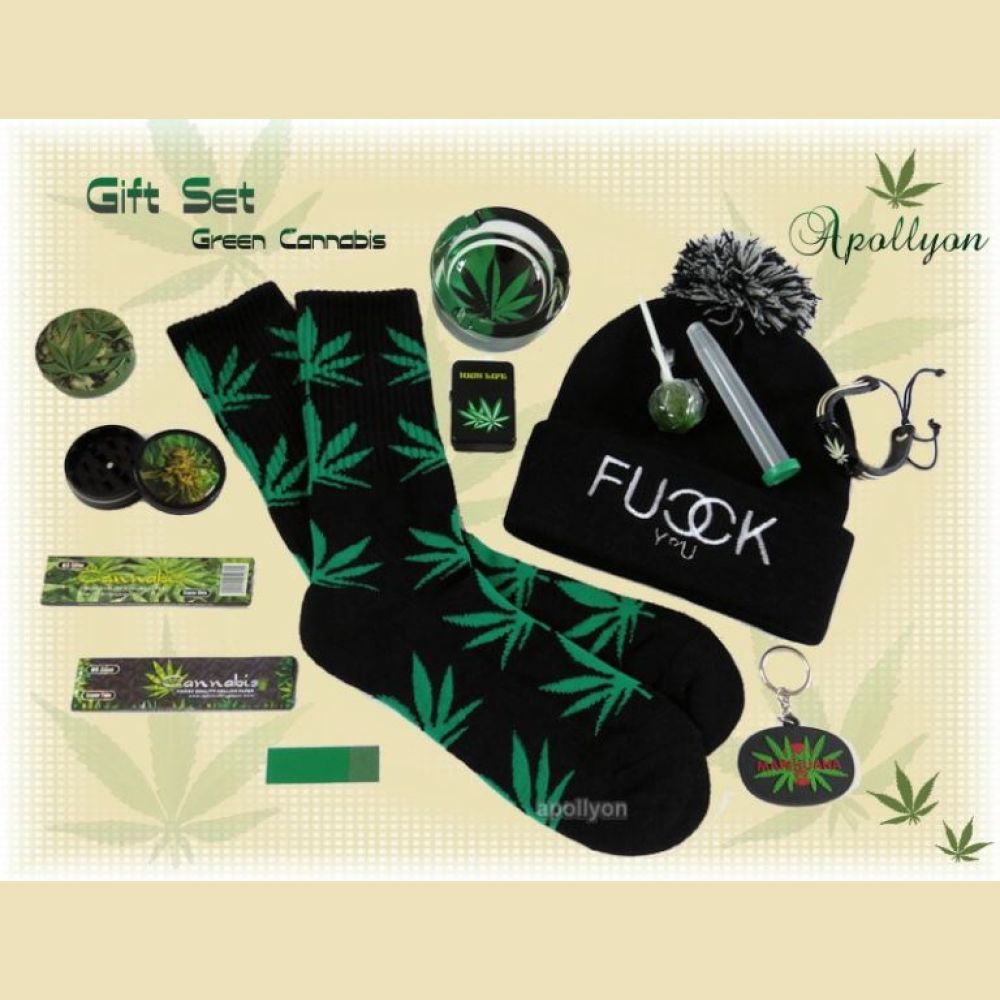 Cadeau Set Green Cannabis