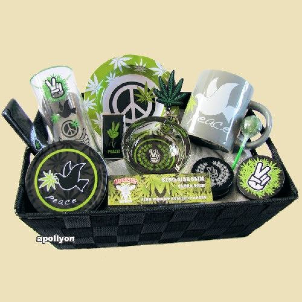 Cadeauset Peace Zwart