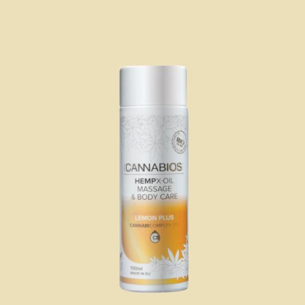 CBD Massageolie Citroen