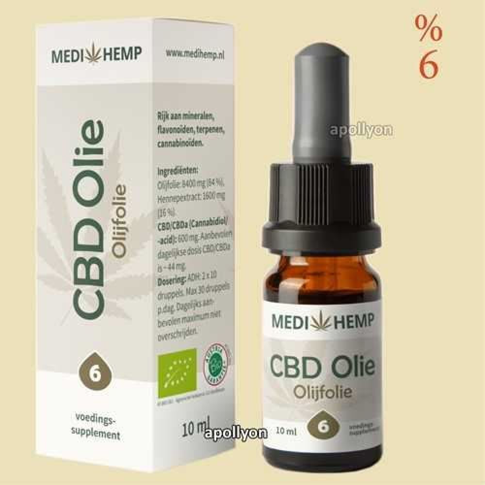 CBD Olijfolie MediHemp 6%